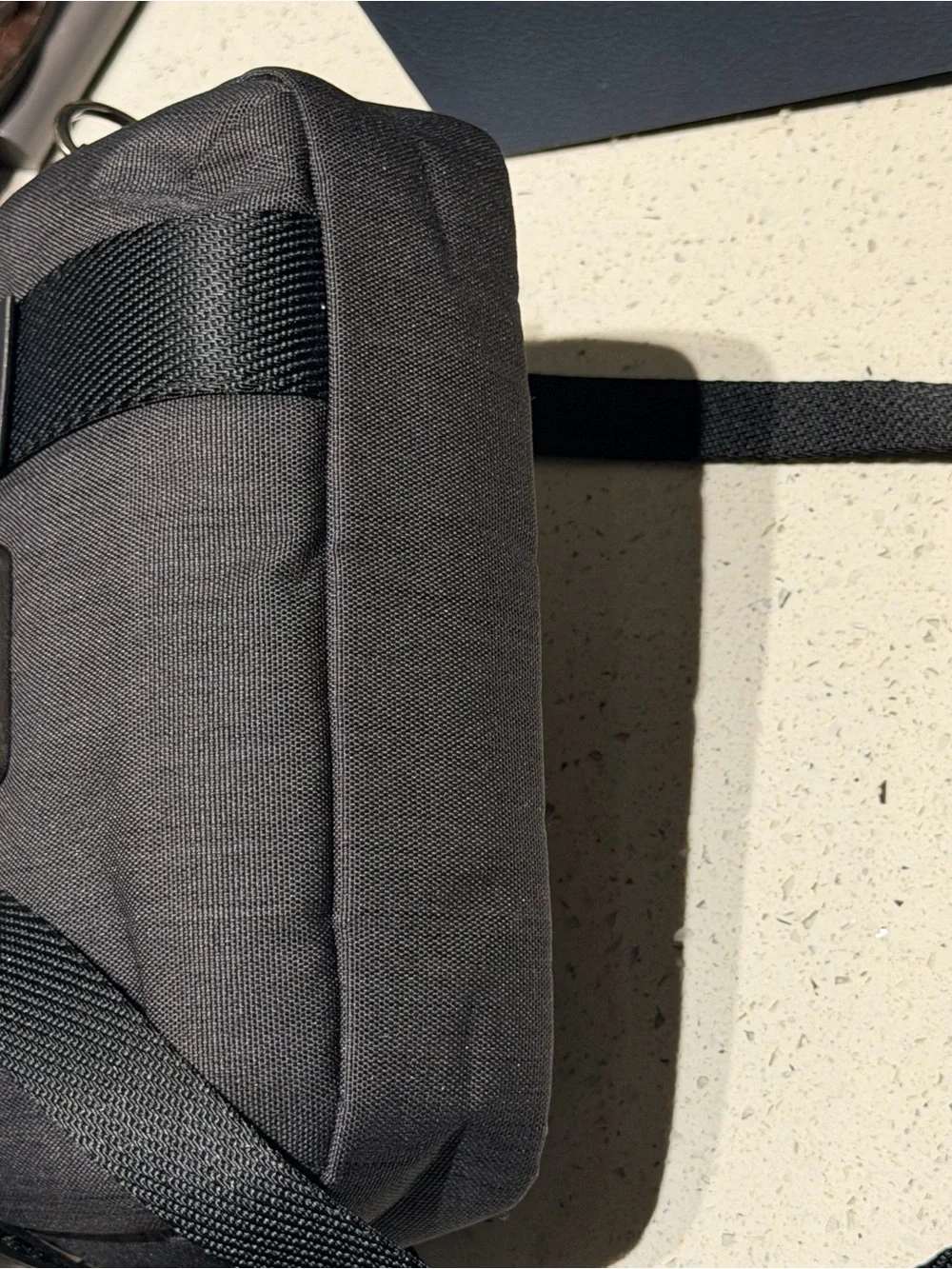 Tumi Black Compact Crossbody Belt Bag